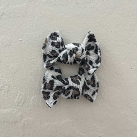 Leopard Piggy Clips