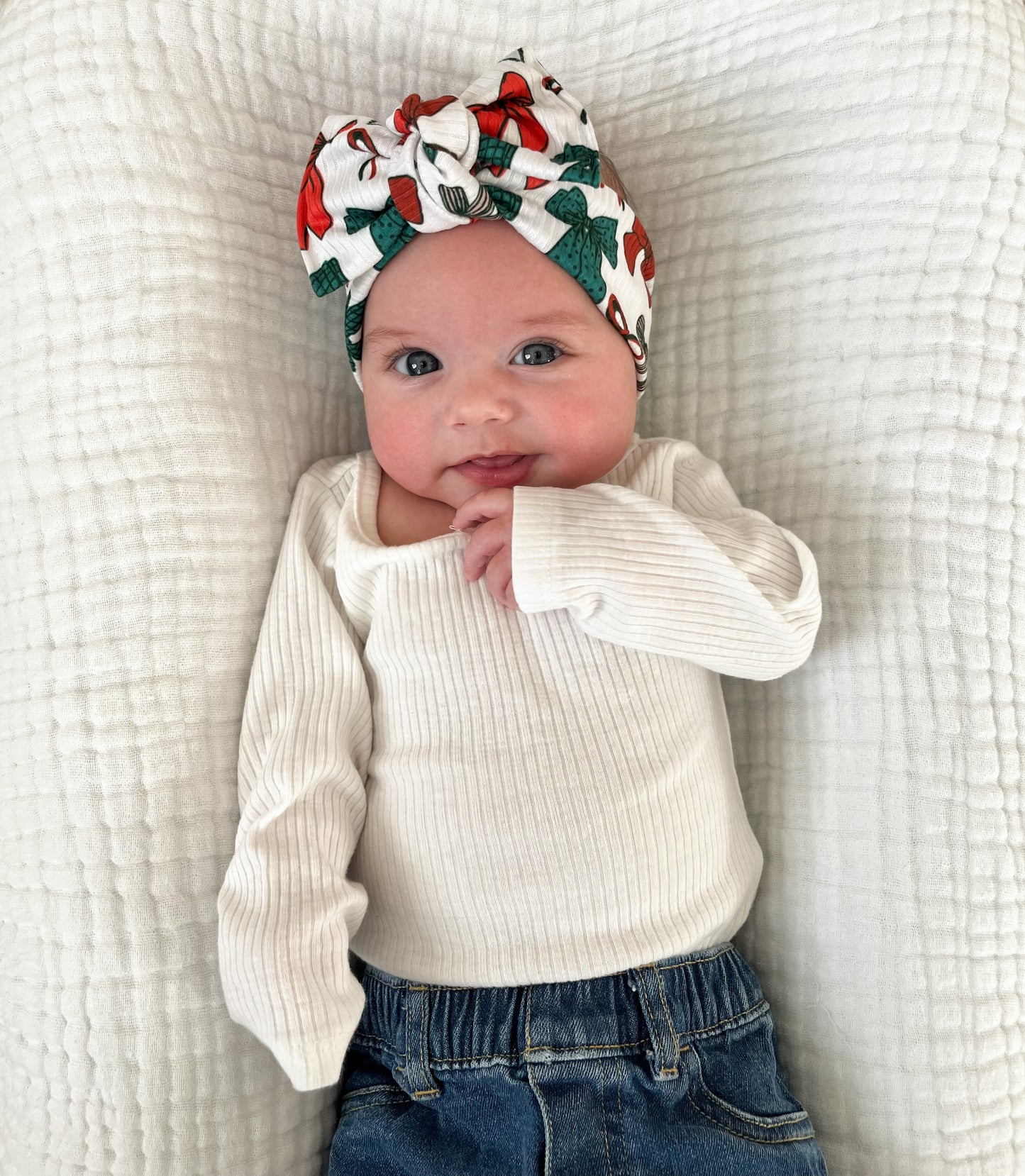 Christmas Bows Headwrap